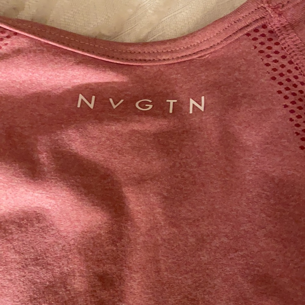Pink NVGTN long sleeve crop top S